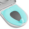 Picture of Maliton Travel Potty Seat for Toddler & Kid, Portable Potty Seat with Storage Bag, Foldable Potty Seat for Toddler Travel, Non-Slip Potty Training Toilet Seat Cover wth Splash Guard (Aqua Green)