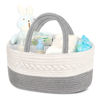 Picture of Maliton Diaper Caddy Organizer for Baby Boy- Cotton Rope for Changing Table, Nursery Storage, Newborn Baby Must Have Items