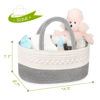 Picture of Maliton Diaper Caddy Organizer for Baby Boy- Cotton Rope for Changing Table, Nursery Storage, Newborn Baby Must Have Items