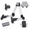 Picture of EASTROCK Folding Guitar Stand,Portable Tripod A Frame Aluminium Music Stand for Acoustic Electric Guitars, Bass, Violin, Ukulele, Banjo ( Silver)