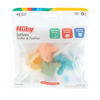 Picture of Nuby Silicone Softees Pacifier and Teethers - (5-Pack) Silicone Baby Pacifiers and Teethers - 0+ Months - Assorted Neutral Colors