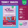 Picture of Plum Organics Teensy Snacks Soft Fruit Snacks - Mixed Berry - 0.35 oz Bags (Pack of 5) - Organic Toddler Food Fruit Snacks