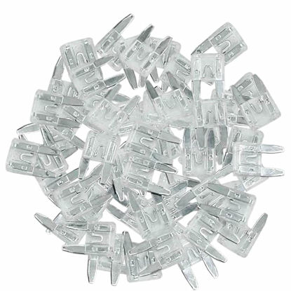 Picture of 100 Pack Auto Fuses 25 AMP APM/ATM 32V Mini Blade Style Fuses 25A Short Circuit Protection Car Fuse (25 AMP)