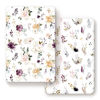 Picture of GRSSDER Stretchy Ultra Soft Jersey Knit Fitted Pack n Play Sheets Set 2 Pack,Fits Portable Playard/Mini Cribs Mattress Snug and Safe,Watercolor Purple Flora for Baby