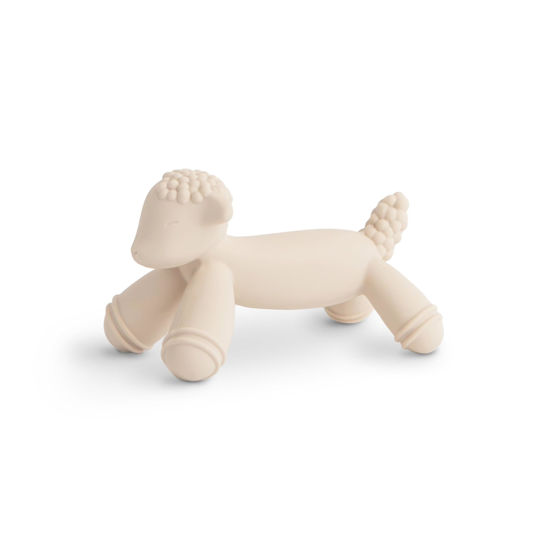 Picture of mushie Silicone Baby Teether Toy | Lamb Figurine Teether
