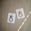 Picture of mushie Silicone Baby Teether Toy | Dog Brown