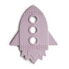 Picture of mushie Silicone Baby Teether Toy | Rocket (Soft Lilac)