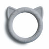 Picture of mushie Silicone Baby Teether Toy | Cat (Stone)