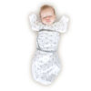 Picture of SwaddleDesigns Omni Swaddle Sack for Newborn, Transitional Swaddle Sack with Wrap & Arms Up Sleeves & Mitten Cuffs, Easy Transition Swaddle Sleep Sack, Tiny Arrows, Small, 0-3 Months