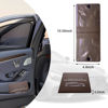 Picture of Ziciner Car Registration Insurance Holder, 2Pack Essential Auto Card Document Glove Box Organizer with Velcro Closure, Vehicle Interior Accessories Perfect for Most Car, Truck, SUV (Brown/Small Car)