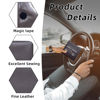 Picture of Ziciner Car Registration Insurance Holder, 2Pack Essential Auto Card Document Glove Box Organizer with Closure, Vehicle Interior Accessories Perfect for Most Car, Truck, SUV (Brown/Big Car)