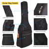 Picture of diboer 3/4 Size 36 Inch Acoustic Guitar Case Soft, Acoustic Guitar Bag 0.35 Inch Thicken Sponge Padded, Waterproof Gig Bag with Back Hanger Loop-For 36" Acoustic Classic Guitar