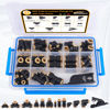 Picture of CheeMuii 39 PCS DOT Air Line Quick Connect Fittings 1/4" 3/8" 1/2" Push to Connect Fittings DOT Brass Air Hose Fittings Repair Kit for Semi Truck Air Line Kit or Industrial Air System