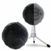 Picture of Blue Snowball Furry Windscreen Cover Muff - Professional Snowball ICE Mic Foam Wind Cover Windshield Pop Filter for Recordings, Broadcasting, Singing by Sunmon （Black）