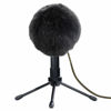 Picture of Blue Snowball Furry Windscreen Cover Muff - Professional Snowball ICE Mic Foam Wind Cover Windshield Pop Filter for Recordings, Broadcasting, Singing by Sunmon （Black）