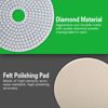 Picture of 8PCS Diamond Polishing Pads 7 Inch, Wet/Dry Concrete Polish Tools Kit for Drill, Grinder, Polisher, 50-3000 Grit Polishing Set for Marble Granite Quartz Stone