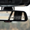 Picture of 3 x Trust In God Cross Black Car Mirror Decal Stickers for Cars Rearview Mirror Decal for Women Cute Decals Vinyl Affirmation Stickers for Window, Mirror, Tumbler, and Water Bottle