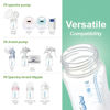 Picture of Wide Neck Breastmilk Collection n Storage Bottle 9oz; Re-markable SureSeal Disc. Fits Spectra S2 Spectra S1 Spectra 9 Plus and Avent Breastpump Replace Spectra Bottle, Avent Classic Natural Bottle