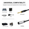 Picture of EBXYA XLR Male to 1/4 Inch TS Mono Unbalanced Microphone Cable 6Ft, 6.35mm to XLR Cable, 2 PCS