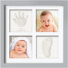 Picture of Baby Hand and Footprint Kit - Baby Footprint Kit, Baby Hand & Footprint Makers, Newborn Baby Handprint Footprint Keepsake Frame, Baby Registry Search, Baby Girl Gifts, Baby Boy Gifts (Cloud Gray)