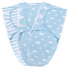 Picture of Mama Cheetah Preemie Swaddle Sack, Organic Swaddle Sleep Sacks for Preemies, Swaddle Blanket Wrap, Easy Swaddles for Premature Baby Boy 4-7 lbs, Newborn Essentials, 3-Pack, Cotton, Blue