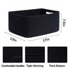 Picture of MiniArk Large Storage Baskets for Shelves, Closet Organizers and Storage Bins for Clothes Blanket Towels, Baby Nursery, Toy Baskets Box, Woven Rope Baskets, 17 x 13 x 7.5”, 3 Packs Black