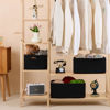 Picture of MiniArk Large Storage Baskets for Shelves, Closet Organizers and Storage Bins for Clothes Blanket Towels, Baby Nursery, Toy Baskets Box, Woven Rope Baskets, 17 x 13 x 7.5”, 3 Packs Black