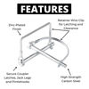 Picture of Pinailer Pack of 10 Trailer Pin 2-3/4"x1/4" (L x W) - Shaft Locking Coupler Pin for Heavy Duty Farm Trailers Wagons Towing, Lawn, PTO and Hitches
