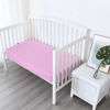 Picture of 4-Pack Fitted Crib Sheets for Boys and Girls - Breathable, Soft Microfiber Baby Sheets in Pink and Violet