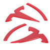 Picture of Nanaholy Model Y Accessories for Tesla 2024 2023 2022 2021 2020 Emblem Sticker 2PCS/Set Logo Decal (Red)