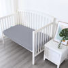 Picture of 4-Pack Fitted Crib Sheets for Boys and Girls - Breathable, Soft Microfiber Baby Sheets in Grey and Navy