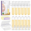 Picture of Nuliie Colostrum Collector Kit 7ml/12pcs, Leakproof, Reusable Breast Milk Collector, Heat & Freezer Resistant, BPA-Free, With Cotton Cloth Wipe, Storage Case, Cleaning Brush -Ready-to-Use for Newborns