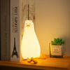 Picture of HAPPYBAG LED Lying Flat Duck Night Light, 3 Level Dimmable Nursery Nightlight,Cute Lamps Silicone Squishy Light Up Duck,Rechargeable Bedside Touch Lamp for Breastfeeding Toddler Baby Kids Decor