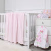 Picture of TILLYOU Toddler Flannel Blanket - Warm Cozy Baby Blanket for Boys and Girls, Smooth Cute Lightweight Blanket for Bedding Crib Stroller, 40×50 inches, Pink