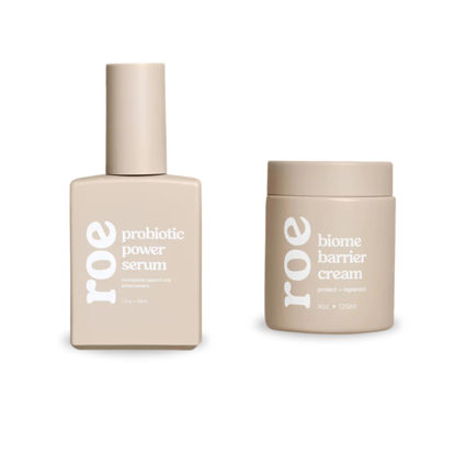 Picture of Roe Wellness Power Pair Probiotic Baby Power Serum & Biome Barrier Cream | Hydrating, Soothing, Clean Ingredients & Safe For All Skin (Power Pair)