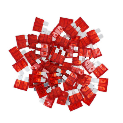 Picture of (40Pcs) 10 Amp Standard Automotive Fuse, 10A 12V 24V 32V Car Blade Fuses ATO APR ATS for Car/RV/Truck/SUV/Motorcycle/Boat