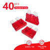 Picture of (40Pcs) 10 Amp Standard Automotive Fuse, 10A 12V 24V 32V Car Blade Fuses ATO APR ATS for Car/RV/Truck/SUV/Motorcycle/Boat