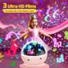 Picture of COOLNIGHT Kids Night Light Projector, Remote+3 Timer Unicorn Night Light for Kids,3 Film&93 Effect Toddler Night Light Kids Projector,3 Lightness Nightlight for Kids Room,360° Rotate Baby Night Light