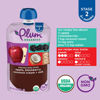 Picture of Plum Organics Stage 2 Organic Baby Food - Apple, Blackberry, Coconut Cream, and Oat - 3.5 oz Pouch (Pack of 12) - Organic Fruit and Vegetable Baby Food Pouch