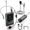 Picture of Phenyx Pro Single Digital Wireless Microphone System, w/Mini Receiver, Bodypack Transmitter,15 Channels in 900MHz UHF Band, Headset/Lapel Microphone for Karaoke, Singer, Church, Wedding (PDP-1-1B)