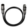 Picture of XLR Microphone Cables, 1 Pack 3 Feet Oxygen-Free Copper 3-Pin Male to Female Microphone Cable for Speaker, PA System, Podcast Audio Mixer, Studio Monitors, Audio Recording and More