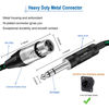 Picture of Augioth XLR Female to 1/4 Cable 3ft 2Pack, Balance 6.35mm TRS Plug to 3-pin XLR Female, Quarter inch TRS Female to XLR Female Mic Cable for Microphone,Mixer,Amplifier