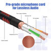 Picture of Augioth XLR to XLR Pro Mic Cable Male to Female XLR Cable 3-pin Red Balanced Shielded Microphone Cable for Amplifier Mixer,Speaker Systems,Recording Studio,15Ft
