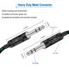 Picture of Augioth 1/4 TRS Cable 20ft 2Pack, Balance 6.35mm TRS Plug, Stereo Quarter inch TRS Male Cable for Power Speaker, Mixer, Amplifier