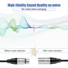 Picture of Augioth XLR to XLR Pro Mic Cable 10 Ft 2-Pack Male to Female XLR Cable 3-pin Blue Balanced Shielded Microphone Cable for Amplifier Mixer,Speaker Systems,Recording Studio