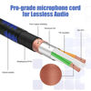 Picture of Augioth XLR to XLR Pro Mic Cable 30 Ft 2-Pack Male to Female XLR Cable 3-pin Blue Balanced Shielded Microphone Cable for Amplifier Mixer,Speaker Systems,Recording Studio