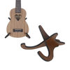 Picture of Aebor Portable Wooden Ukelele Stand Holder, Portable Wood Ukulele Stand for Small Guitar, Violin, Banjo, Mandolin(Dark Brown)
