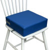 Picture of Eiury Toddler Booster Seat for Dining Table, 2 Elastic Seat Belts, Anti Scratch PU Skin-Friendly, Waterproof, Anti-Wrinkle, Detachable Non-Slip Bottom - Dark Blue