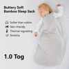 Picture of Rayon Made from Bamboo Sleep Sack 24-36 Months 1.0 Tog Ultra Soft Baby Wearable Blanket Toddler Sleeping Sack 2t-3t for Babies Unisex 2-Way Zipper 3t Baby Sleeping Bag Lightweight Extra Large Long XXL