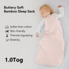 Picture of Rayon Made from Bamboo Sleep Sack 12-18 Months 1.0 Tog Ultra Soft Baby Wearable Blanket Toddler Sleep Sack for Babies Unisex Girl Boy 2-Way Zipper Baby Sleeping Bag Breathable Lightweight Large